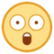 Astonished Face emoji on HTC